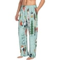 thumbnail image 2 of Balery Men'S Christmas Winter Animals Pants,Sleepwear Pants,Pajama Pants,Pj Bottoms Drawstring And Pockets-Small, 2 of 9