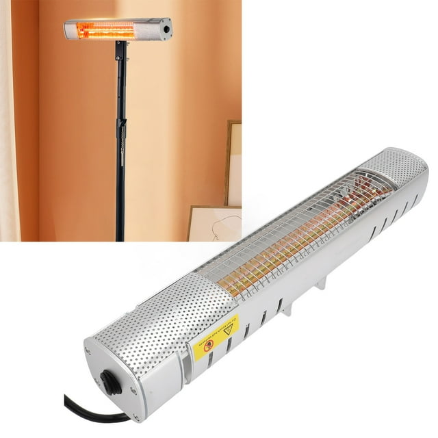 Wall Mounted Patio Heater, IP65 Waterproof Energy Efficient Infrared Outdoor Heater for Backyard