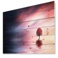 thumbnail image 1 of Design Art - Arbre Solitaire Étonnant avec des Oiseaux, 1 of 5