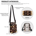 thumbnail image 6 of HELLHERO Bat Red Halloween Pattern Small Crossbody Purse Double Deck Daily Use Men, Women Shoulder Bags Women Adjustable Shoulder Strap, 6 of 7