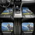 thumbnail image 7 of Naloa Blue Sky Dog Car Foot Mat Set of 4 Pieces - Universal Floor Liner Neoprene Full Set Floor Mats for Cars Trucks SUV, 7 of 7