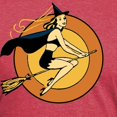 thumbnail image 3 of CafePress - Retro Witch Mens Tri Blend T Shirt - Mens Tri-blend T-Shirt, 3 of 4