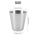 thumbnail image 6 of 15 Pcs Stainless Steel Shot Glasses Drinking Vessel,30 ml(1oz)Camping Travel Coffee Tea Cup,for Whiskey Tequila Liquor, 6 of 6