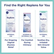 Replens Comfort Gel for External Vaginal Dryness, Fragrance-Free, Hormone-Free, 1.5 oz