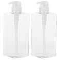 thumbnail image 3 of 2Pcs Empty Shampoo Bottles Soap Dispenser Bottle with Pump Refillable Body Wash Shampoo Container, 3 of 8