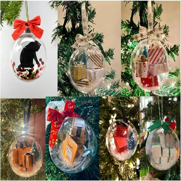 Funny Christmas Tree Pendant Christmas Mini Express Box Ornament  Balls For Car Indoor Entrance Wall Hanging Pendant