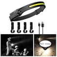 thumbnail image 4 of Linterna frontal LED COB, linterna frontal recargable por USB, linterna frontal para , resistente , luz para , linterna fr Zulema COB faro, 4 of 8