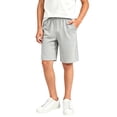 thumbnail image 3 of Loopsun Kids Boys Shorts 3 to 15 Years High Waist Pockets Outdoor Running Knee Length Pants, 3 of 5
