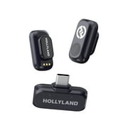 Hollyland(Lark A1 Mini Duo) Wireless Microphone (Space Gray, with USB-C RX)