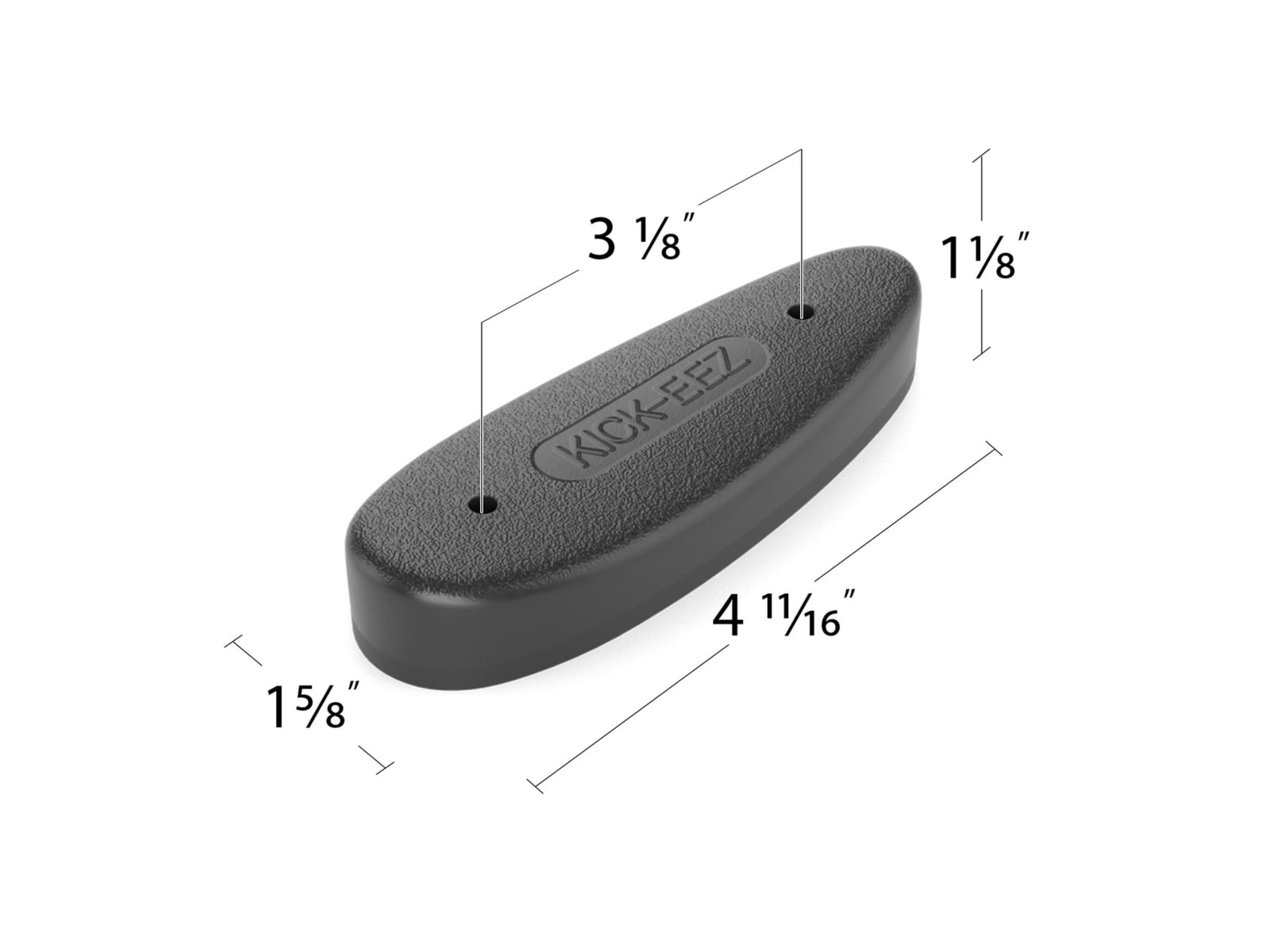 KICK-EEZ Pre-Fit KZ Recoil Pad, Mossberg Model 500 12 Gauge, Mossberg Model 9200, Black