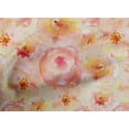 thumbnail image 4 of oneOone Cotton Poplin Light Peach Fabric Watercolor Floral Sewing Material Print Fabric By The Yard 42 Inch Wide, 4 of 4