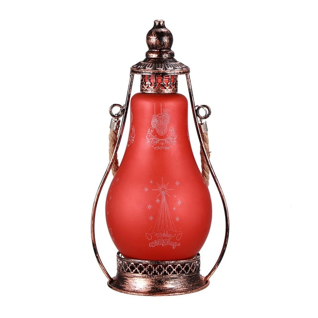 Linterna De Aceite Led Decorativa Navideña, Lámpara De Queroseno Alimentada Por Batería, Adornos De Mesa, Decoración Colgante Scienceny HA025172-02