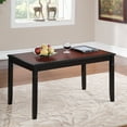 thumbnail image 3 of Linon Camden Coffee Table, Black Cherry Finish, 18 inch Height, 3 of 4
