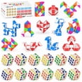 thumbnail image 1 of Puzzle Cube Vdealen Mini Cube & Fidget Snake, paquete de 24 unidades para niños, 1 of 9