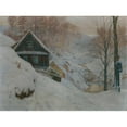 thumbnail image 3 of Fritz Pontini 24x19 Black Modern Framed Museum Art Print Titled - The Seebachtal Near Franzensbad (1910), 3 of 5
