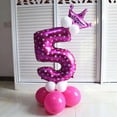 thumbnail image 3 of de Numéricos para de Cumpleaños de Niñas, Número 0-9 Seleccionable Número 5, 3 of 4