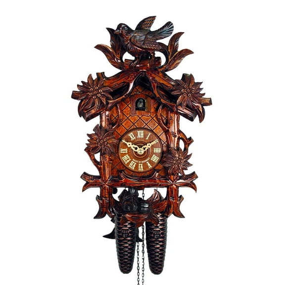 Cuckoo Clock Bird, Nest, Edelweiss