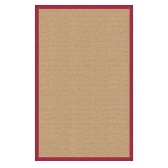 Linon Home Décor Athena Sisal & Red, 8.9' x 12'