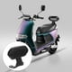 thumbnail image 5 of Almohadilla de respaldo para motocicleta Respaldo trasero para pasajero de motocicleta Respaldo desmontable para scooter, 5 of 6