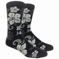 thumbnail image 4 of Aloha Hawaiian Floral Hibiscus Pattern Socks (Adult Large), 4 of 6