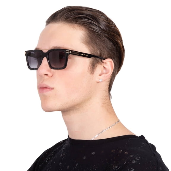 Marc Jacobs Dark Grey Shaded Rectangular Men's Sunglasses MARC 589/S 0807/9O 54