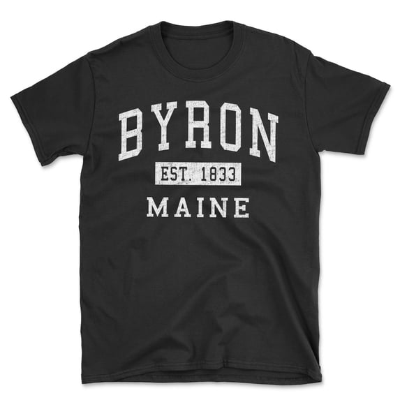 Byron Maine Classic Established Men's Cotton T-Shirt