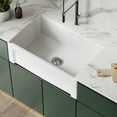 thumbnail image 2 of Swiss Madison Lyon 30 x 18 Fireclay, Single Basin, Farmhouse Kitchen Sink in White, 2 of 14