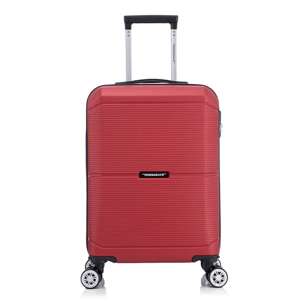 Maleta de Mano Viaje Rígida con Ruedas 10kg Ross & Sacks Rojo