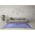 thumbnail image 3 of Ahgly Company Indoor Rectangle Medallion Blue Traditional Area Rugs, 8' x 10', 3 of 4