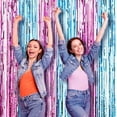 thumbnail image 7 of XIHAMA 3 Pack 3.3x8.2 Feet Gold Foil Fringe Backdrop Curtains, Tinsel Streamers Birthday Party Decorations, Fringe Backdrop for Graduation, Baby Shower, Gender Reveal, Disco Party, 7 of 7