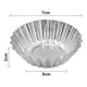 thumbnail image 4 of Small Pie Pans - Chrysanthemum Cups For Baking Oven (50pcs) - Reusable Aluminium Pudding Crust Moulds, 4 of 5