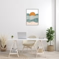 thumbnail image 2 of Stupell Indtries Abstract Beach Sunrise Layered Shape Ocean Waves,24 x 30,Design by Birch&Ink, 2 of 7