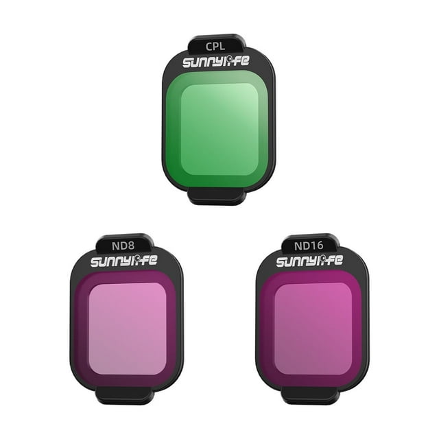 Injueey Filtro importado alemán profesional de las lentes ND16 del vidrio óptico para la cámara aérea de Vlog Accesorios para drones aéreos triturar 3