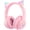 A Pink, variant on Ear Headphones for  & ,  & Wired Mode Foldable Headset with Mic - Clear Sound Quality -   Light, for Girls School Gaming, for Phone/Laptop/PC/Tablet
