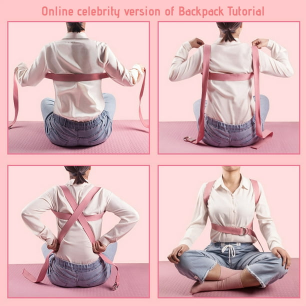 Sangle De Yoga Ruvan – 12 Boucles, 220 Cm X 3,8 Cm, élastique, Légère, Pour étirements Et Fitness, Débutants Et Confirmés