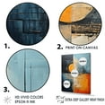 thumbnail image 3 of Designart "Abstract Tastes In Red And Blue I" Abstract Shapes Canvas Art Print, 3 of 7