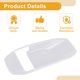 thumbnail image 5 of Cubierta de Tazón de Mango de Puerta Interior para Jeep Wrangler Gladiator JT 2DR 2018-2024 Marco de Decoración de Mango de Puerta Interior Blanco ABS 2 Pcs, 5 of 6