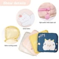 thumbnail image 6 of Tuciyke Sanitary Napkin Storage Bag Pack of 4,Reusable Menstrual Cup Pouch 4.7*4.7 inches Portable Sanitary Napkin Storage Pouch with Zipper Teen Feminine Products Bag for Girls,Women,Ladies(Sheep), 6 of 7