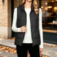 thumbnail image 2 of Yutgune Women's Lightweight Puffer Vest Stand Collar Zip Up Jacket with Pockets, 2 of 9