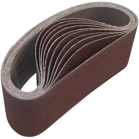 ALEKO 3-Inch X 18-Inch 100 Grit Aluminum Oxide Sanding Belt, (Best Sanding Belts For Knife Sharpening)