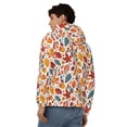 thumbnail image 4 of Kdxio Autumn Leaves Print Men Hoodies Casual Hoodies for Men with Zip Pockets Full Zip Long Sleeve Sweatshirt Sports Hooded Jacket-Medium, 4 of 5