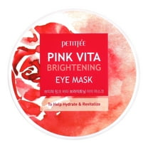 Petitfee Pink Vita Brightening Eye Mask, 60 Pieces, 70 g
