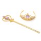 thumbnail image 1 of Conjunto de accesorios de Frozen para niña, accesorios de Elsa, Anna, Princesa, copo de nieve, Varita mágica, Tiara, diademas, guantes de corona, suministros de fiesta, 1 of 5