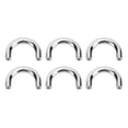 thumbnail image 1 of D Ring Connector Buckle Zinc Alloy Iron Electroplating Arch Bridge D Ring Buckle Set for Crafting Jewelry Accessories, 1 of 7