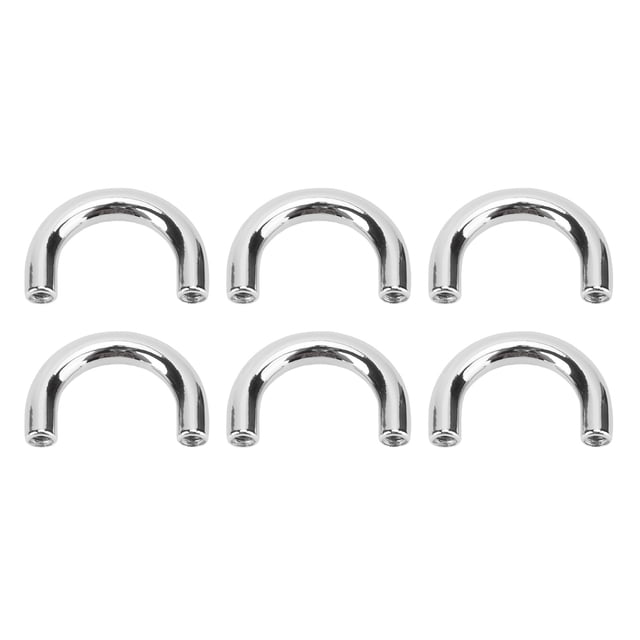D Ring Connector Buckle Zinc Alloy Iron Electroplating Arch Bridge D Ring Buckle Set for Crafting Jewelry Accessories