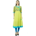 thumbnail image 3 of Phagun Exclusive Printed Cotton Angrakha Style Kurti Womens Ethnic Indian Dress Designer Party Wear Kurta, 3 of 8