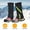 for kids, variant on Kids Adjustable Waterproof Snow Leg Gaiters Outdoor Climbing Boot Gaiters Anti-Tear Black