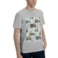 thumbnail image 2 of Bingfone Tractor And Dumper Men'S Loose Fit Short-Sleeve Pocket T-Shirt, 2 of 7