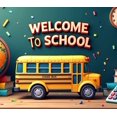 thumbnail image 5 of LUUFILx Back to School Backdrop Banner Classroom Art Supplies School Event Decor Photography Party Decorations Background Colorful Fun Learning, 5 of 9