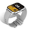 thumbnail image 2 of Hombres Reloj inteligente Digital Bluetooth compatible Llamada Pantalla táctil Reloj de pulsera Fitness Ritmo cardíaco Reproductor de música Smartwatch Electrónica Correa de silicona plateada tholdsy EL005787-08B, 2 of 7